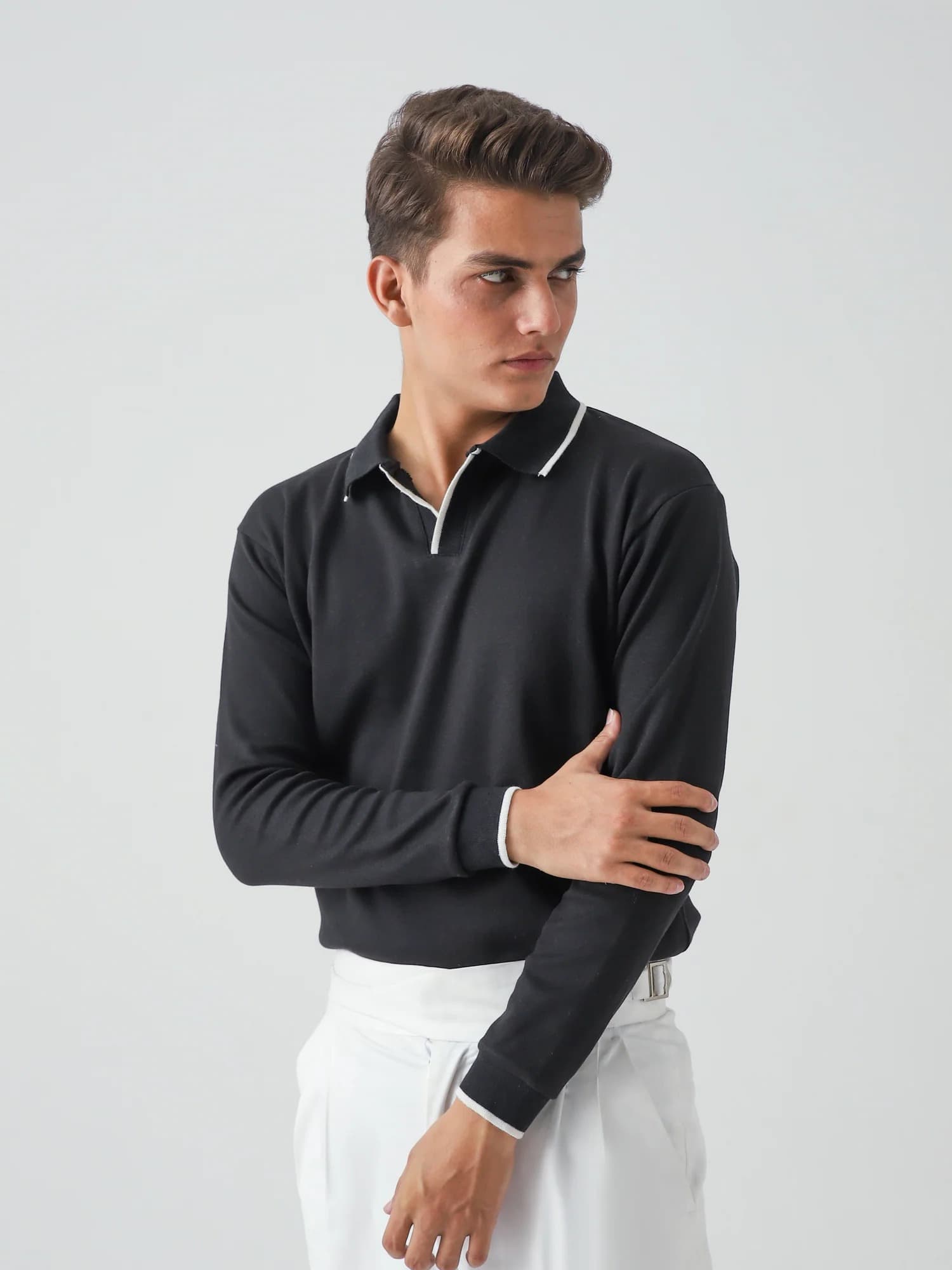 CLASSIC FULL SLEEVES POLO - view 1
