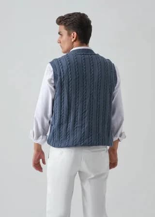 knitted sweater classic - view 2