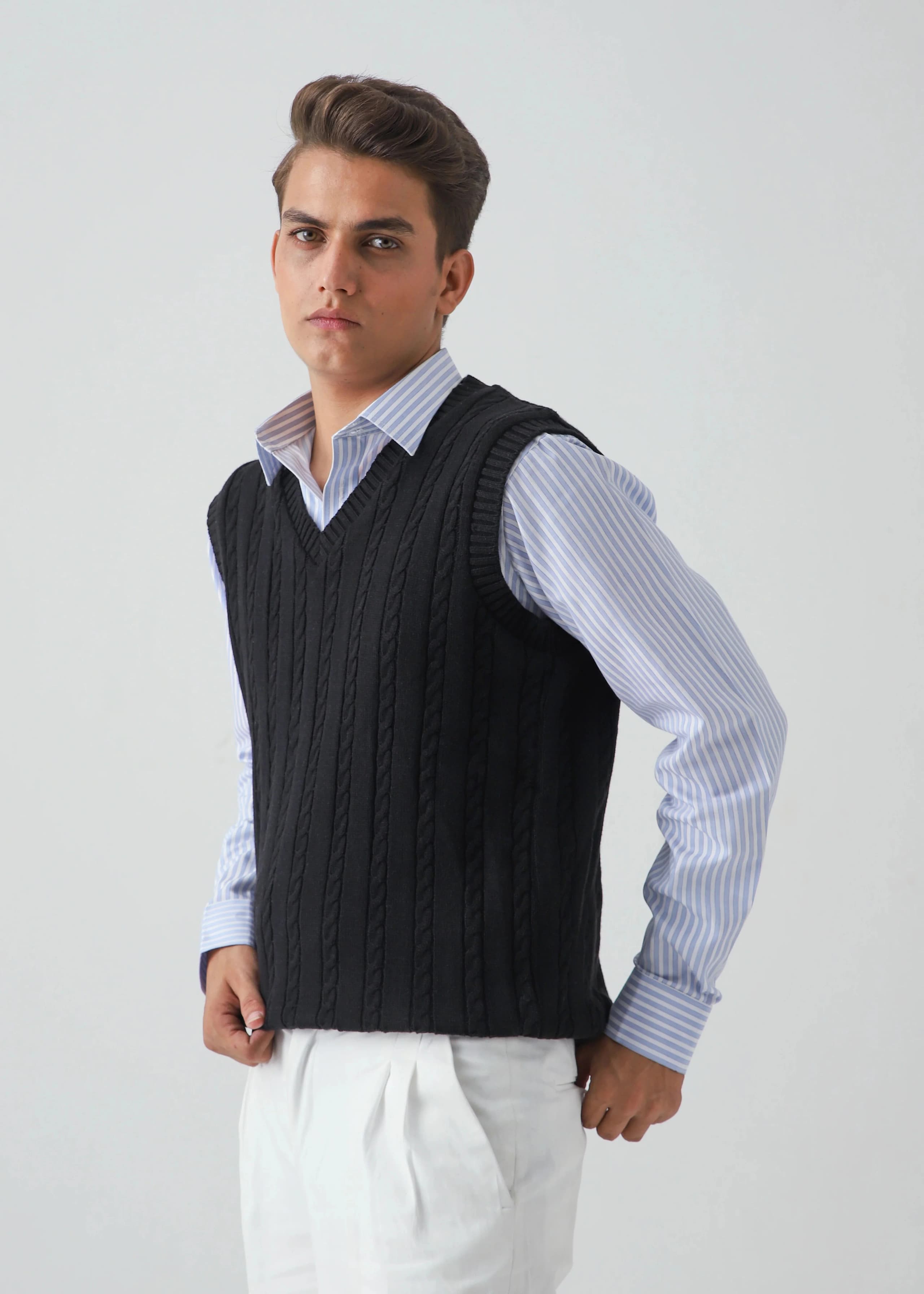 knitted sweater classic - view 3