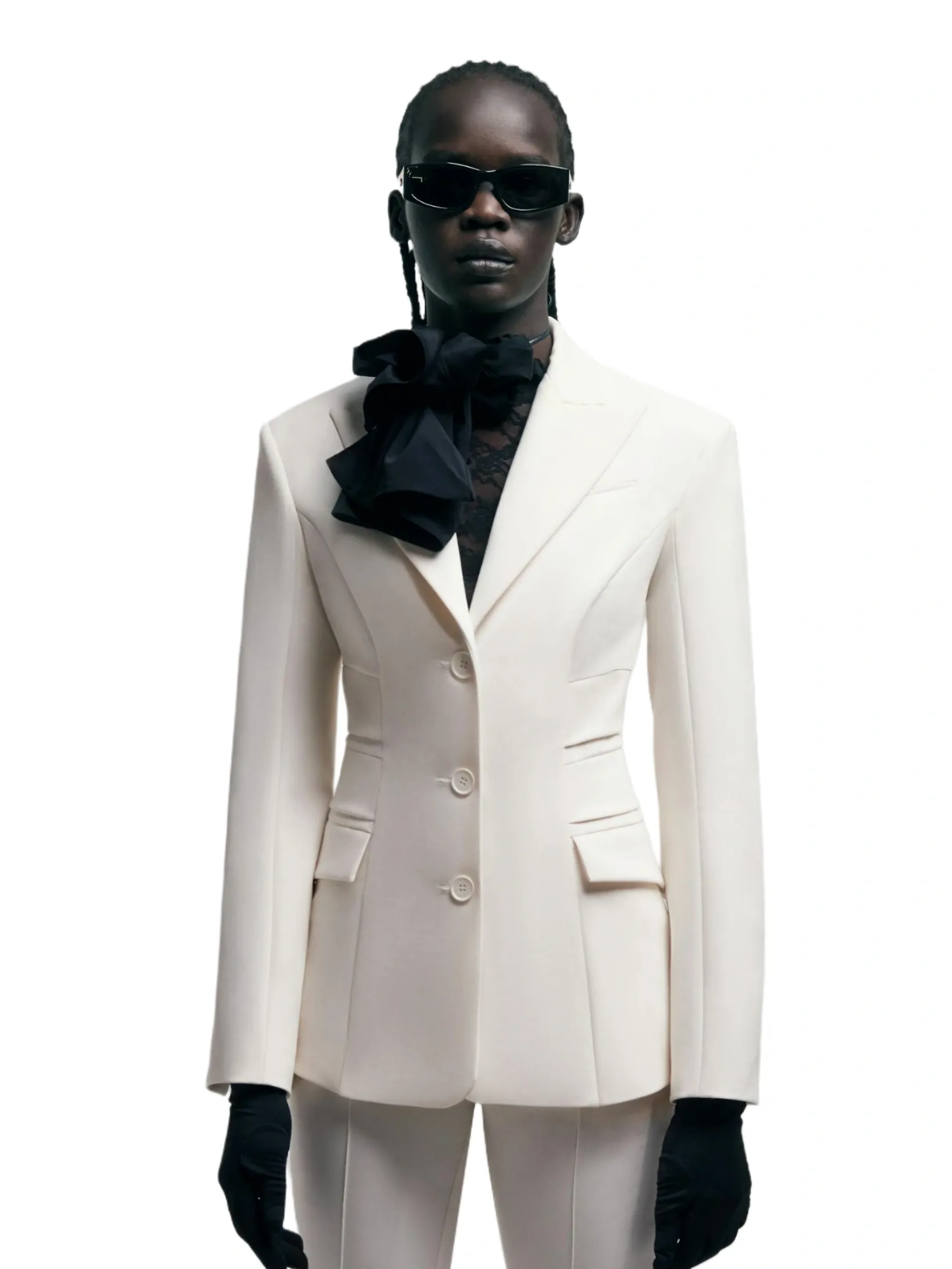 WHITE BLAZER - view 1